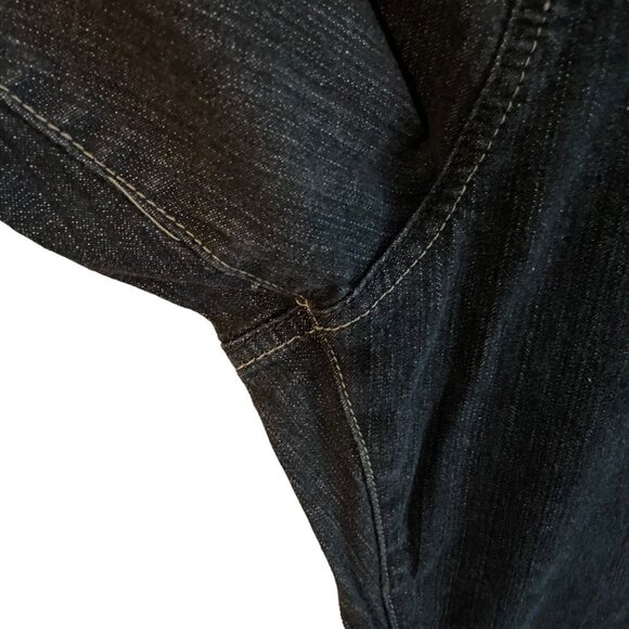 Units Women‎ Straight Dark Grey Faded Black Jeans Plus Size 18 - Picture 4 of 7